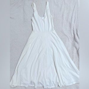 Nordstrom White Midi Swing Dress